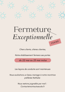 Affiche Été Clean & Simple Bleu & Rouge (1)